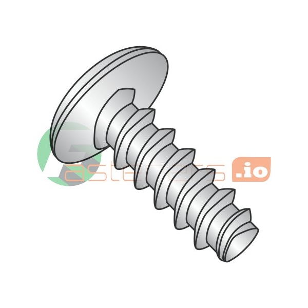 Newport Fasteners Thread Forming Screw, #6 x 1/2 in, 18-8 Stainless Steel Truss Head Phillips Drive, 3000 PK 128464 - main